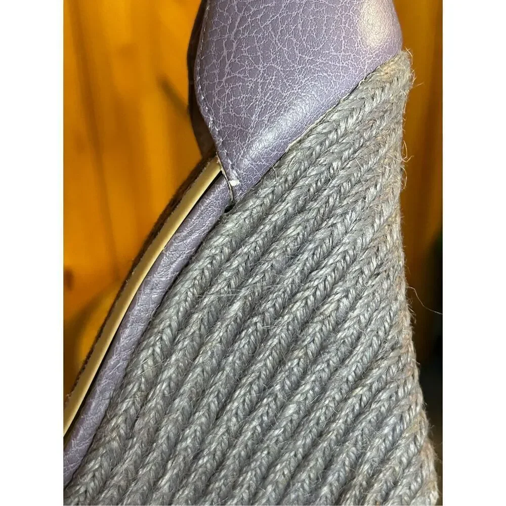 Colin Stuart Espadrilles Wedge Sandals Purple Women Size 5B
